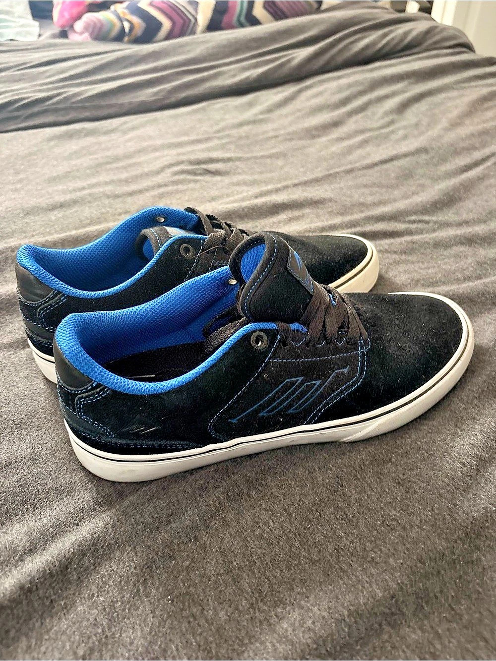 Emerica The Low Vulc Black & Blue Sneakers
